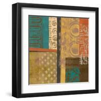 African Tribe 1-Alonza Saunders-Framed Art Print