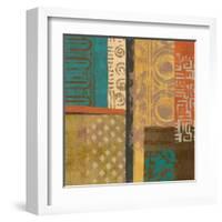 African Tribe 1-Alonza Saunders-Framed Art Print