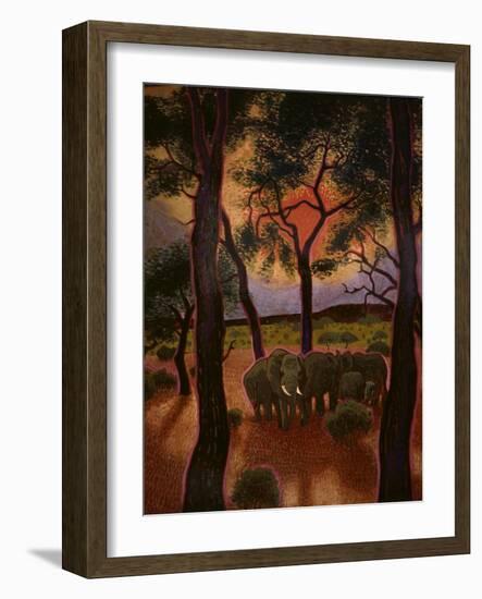 African Twilight-John Newcomb-Framed Giclee Print