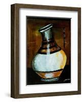 African Vessel IV-Jennifer Garant-Framed Giclee Print