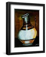 African Vessel IV-Jennifer Garant-Framed Giclee Print