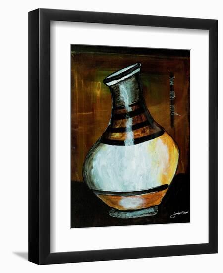 African Vessel IV-Jennifer Garant-Framed Giclee Print