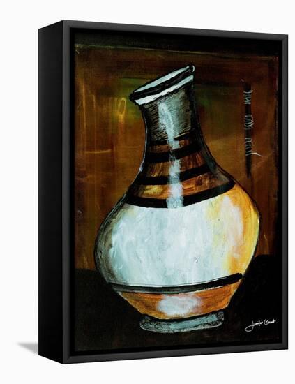 African Vessel IV-Jennifer Garant-Framed Stretched Canvas