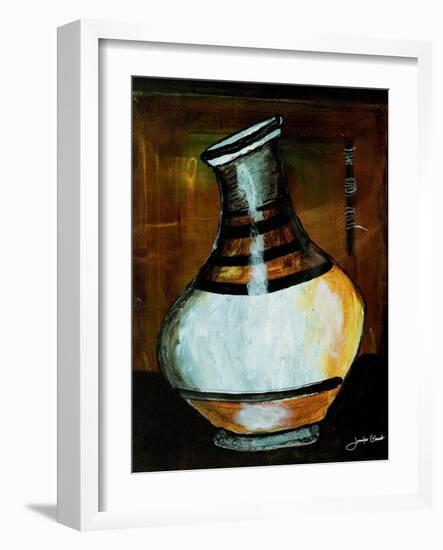 African Vessel IV-Jennifer Garant-Framed Giclee Print