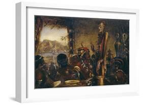 African War Fetish, Taken by the Boats of Hms Archer in 1865, in the River Congo, 1865-Thomas Baines-Framed Giclee Print