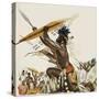 African Warriors-Mcbride-Stretched Canvas