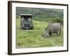 African White Rhinoceros, Inkwenkwezi Private Game Reserve, East London, South Africa-Cindy Miller Hopkins-Framed Photographic Print