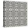 African Wild Pattern III BW-Wild Apple Portfolio-Stretched Canvas