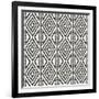 African Wild Pattern III BW-Wild Apple Portfolio-Framed Art Print