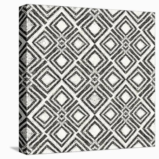 African Wild Pattern IV BW-Wild Apple Portfolio-Stretched Canvas