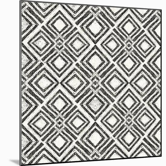 African Wild Pattern IV BW-Wild Apple Portfolio-Mounted Art Print