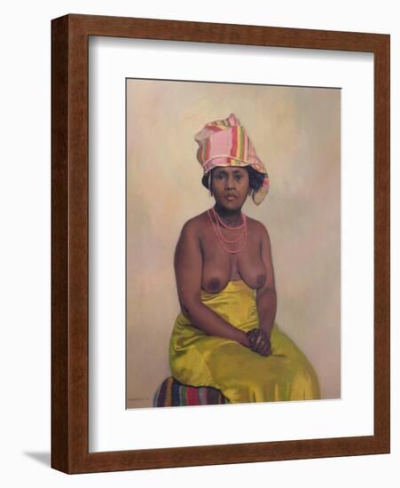African Woman, 1910-Félix Vallotton-Framed Giclee Print