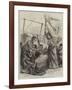 African Women Husking Millet on Board HMS Lynx-Arthur Hopkins-Framed Giclee Print