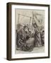 African Women Husking Millet on Board HMS Lynx-Arthur Hopkins-Framed Giclee Print