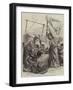 African Women Husking Millet on Board HMS Lynx-Arthur Hopkins-Framed Giclee Print