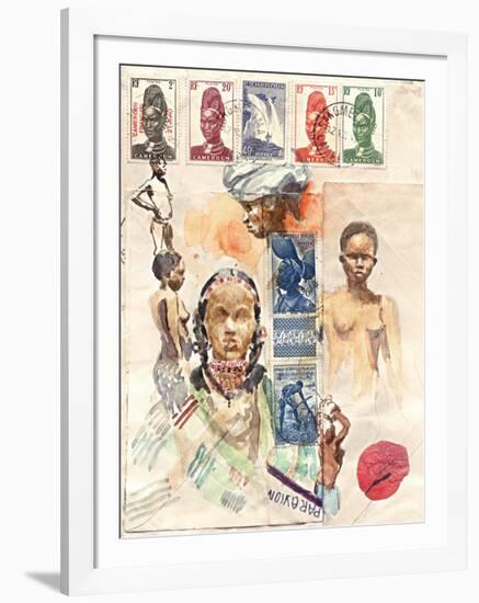 African Women-Marc Lacaze-Framed Art Print