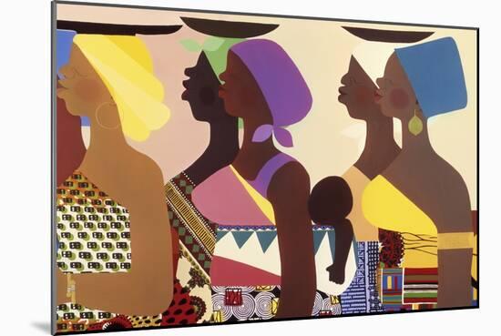 African Women-Varnette Honeywood-Mounted Art Print