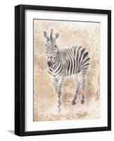 African Zebra-Jace Grey-Framed Art Print