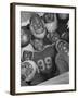 Africans American Football Huddle at Bethune-Cookman College,1943-null-Framed Photo