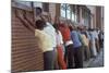 Africans American Lined Up Against Wall Being Arrested by Police after Race Riots in Detroit, 1967-Declan Haun-Mounted Photographic Print