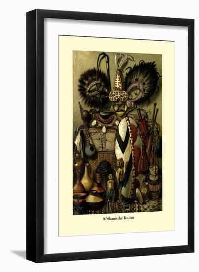 Afrikanische Kultur-null-Framed Art Print