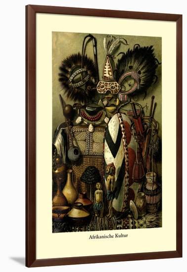 Afrikanische Kultur-null-Framed Art Print