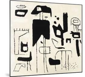 Afrikanische Spiele, c.1942-Willi Baumeister-Mounted Serigraph