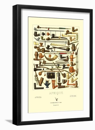 Afrique: Various Pipes-null-Framed Art Print