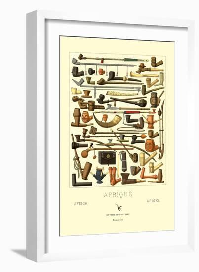 Afrique: Various Pipes-null-Framed Art Print