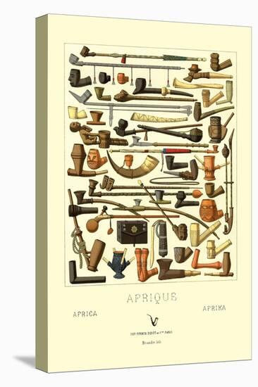 Afrique: Various Pipes-null-Stretched Canvas