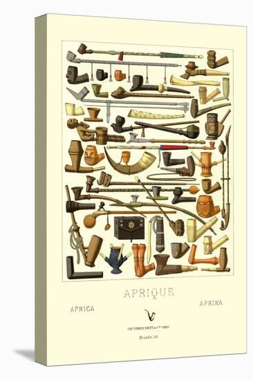 Afrique: Various Pipes-null-Stretched Canvas