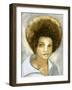 Afro 2 (Kathleen Cleaver), 2007-Cathy Lomax-Framed Giclee Print