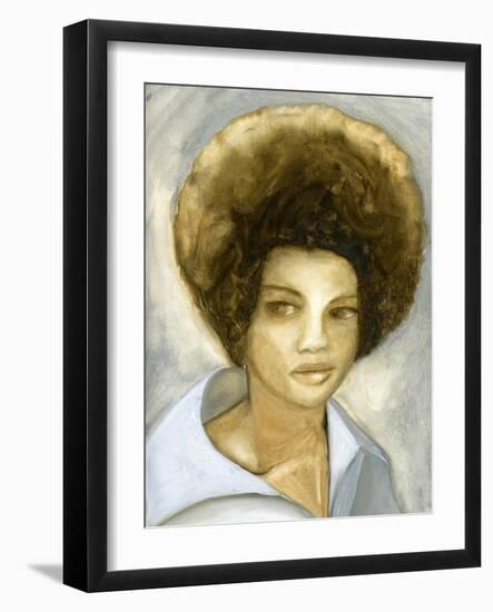 Afro 2 (Kathleen Cleaver), 2007-Cathy Lomax-Framed Giclee Print