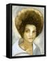 Afro 2 (Kathleen Cleaver), 2007-Cathy Lomax-Framed Stretched Canvas