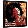 Afro American Jazz Singer-null-Framed Premium Giclee Print