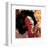 Afro American Jazz Singer-null-Framed Art Print