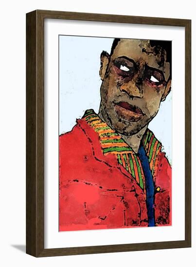 Afro-american man-Sarah Thompson-Engels-Framed Giclee Print