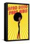 Afro Disco Girls-a1vector-Framed Stretched Canvas