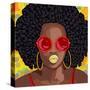Afro Fashion 1-Marcus Prime-Stretched Canvas