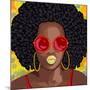 Afro Fashion 1-Marcus Prime-Mounted Art Print