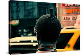 Afro Pick Herald Square NYC-null-Stretched Canvas