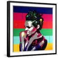 Afro Punk 1-Abstract Graffiti-Framed Giclee Print