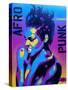 Afro Punk 2-Abstract Graffiti-Stretched Canvas