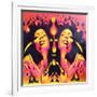 Afro Summer-Abstract Graffiti-Framed Giclee Print