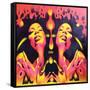 Afro Summer-Abstract Graffiti-Framed Stretched Canvas