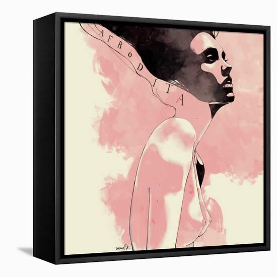 Afrodita-Manuel Rebollo-Framed Stretched Canvas