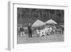 After a Match: Riflewomen at Lunch, from an Article Entitled 'English Women at Play in Far-Away?-English Photographer-Framed Photographic Print