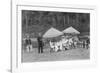 After a Match: Riflewomen at Lunch, from an Article Entitled 'English Women at Play in Far-Away?-English Photographer-Framed Photographic Print