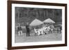 After a Match: Riflewomen at Lunch, from an Article Entitled 'English Women at Play in Far-Away?-English Photographer-Framed Photographic Print