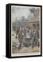 After a Secret Ballot British Miners Decide to Go on Strike-Achille Beltrame-Framed Stretched Canvas